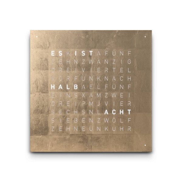 Qlocktwo - EARTH 45 CREATOR'S EDITION MOON GOLD
