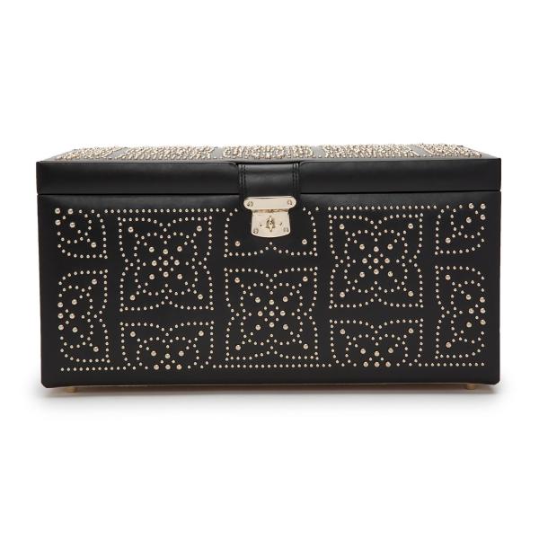 WOLF - Marrakesh Large Jewellery Box Black