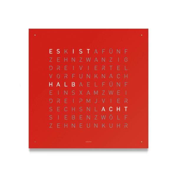 Qlocktwo - EARTH 45 EDITION RED PEPPER 