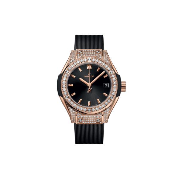 Hublot - Classic Fusion King Gold Pavé 