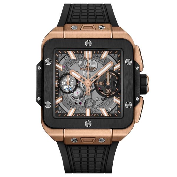 Hublot - Square Bang Unico King Gold Ceramic