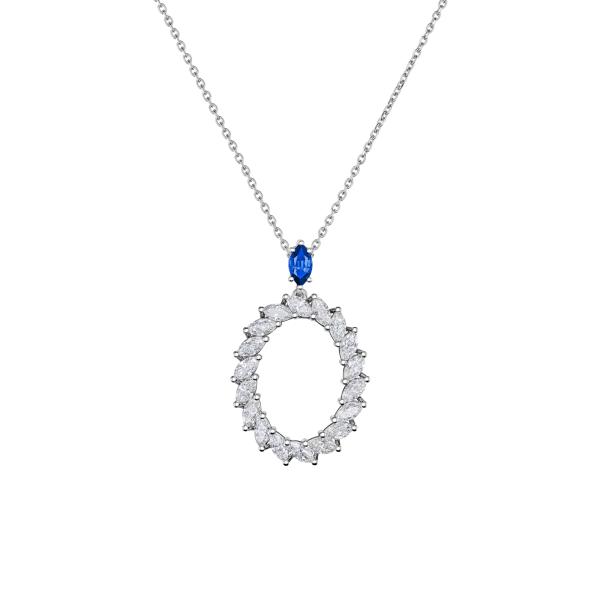 Chopard - L'Heure du Diamant Marquise Anhänger mit Halskette