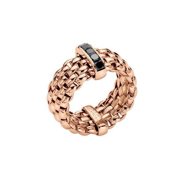 FOPE - Panorama Flex'it Ring mit schwarzen Diamanten