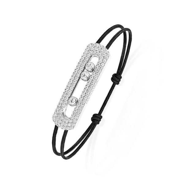 Messika - Move Titanium XL Armband mit Schnur