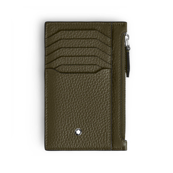 Montblanc - Kartenetui 8 cc mit Reißverschluss aus Grain Leder
