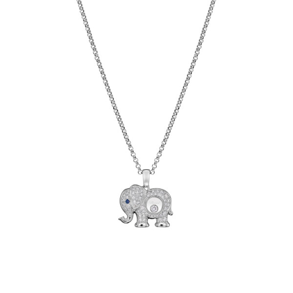 Chopard - Happy Diamonds Elefant Anhänger mit Halskette