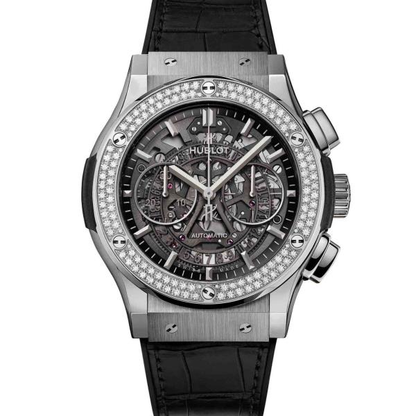 Hublot - Classic Fusion Aerofusion Titanium Diamonds