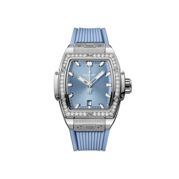 Hublot - Spirit of Big Bang Steel Coal Blue Diamonds