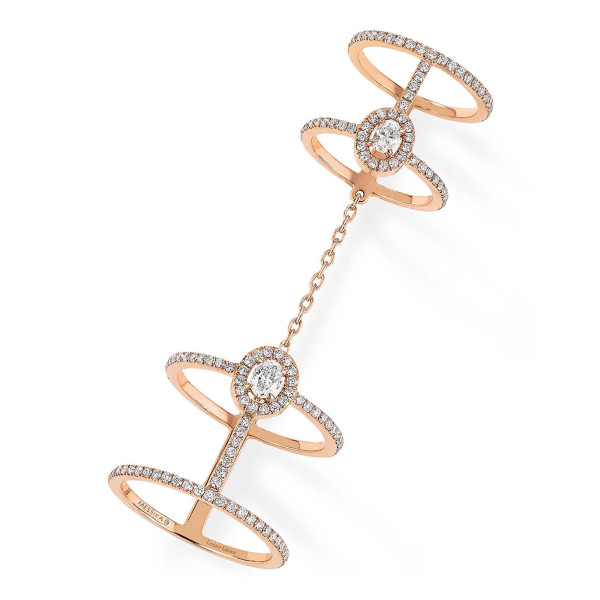 Messika - Glam'azone Double Pavé Ring