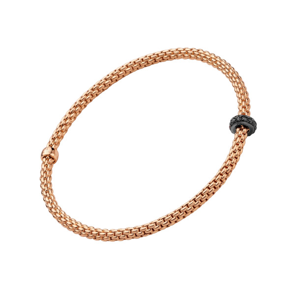 FOPE - Prima Flex'it Armband mit schwarzen Diamanten