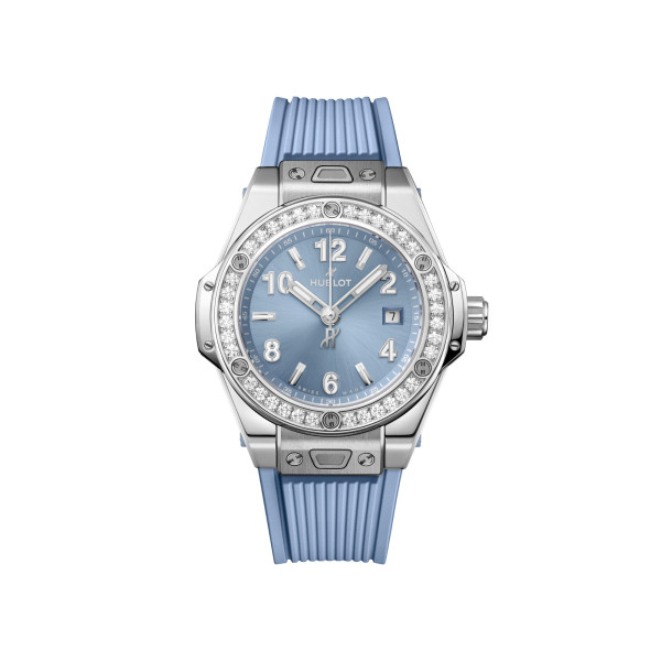Hublot - Big Bang One Click Steel Coal Blue Diamonds