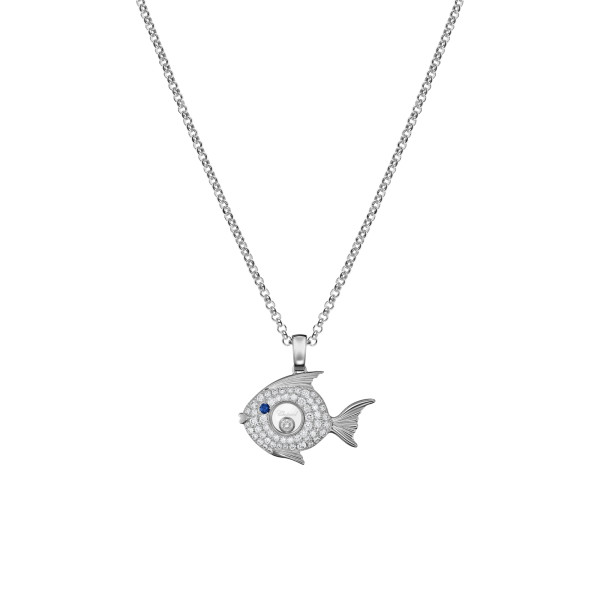 Chopard - Happy Diamonds Fish Anhänger mit Halskette