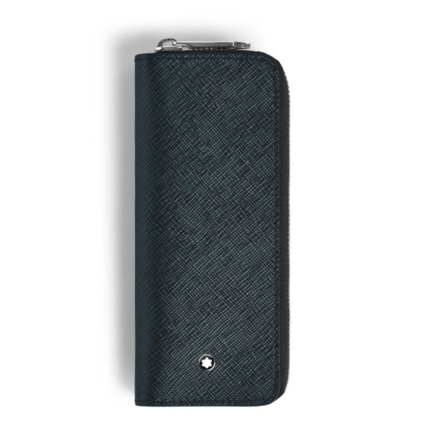 Montblanc - Etui für 2 Schreibgerät mit Reißverschluss aus Sartorial Leder