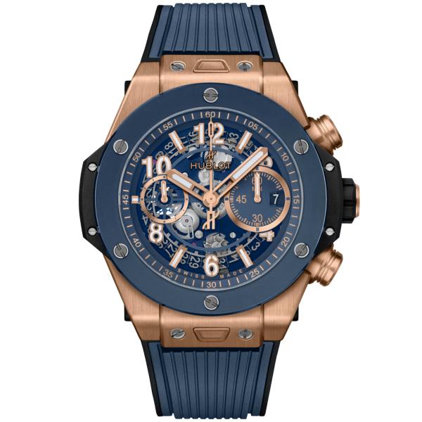 Hublot - Unico King Gold Blue Ceramic 