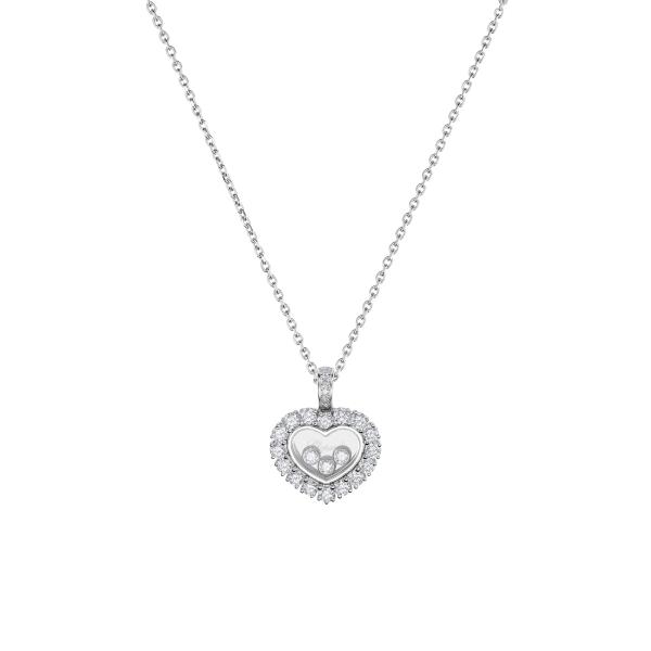 Chopard - Happy Diamonds Icons Joaillerie Anhänger mit Halskette
