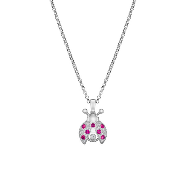 Chopard - Happy Diamonds Marienkäfer Anhänger mit Halskette