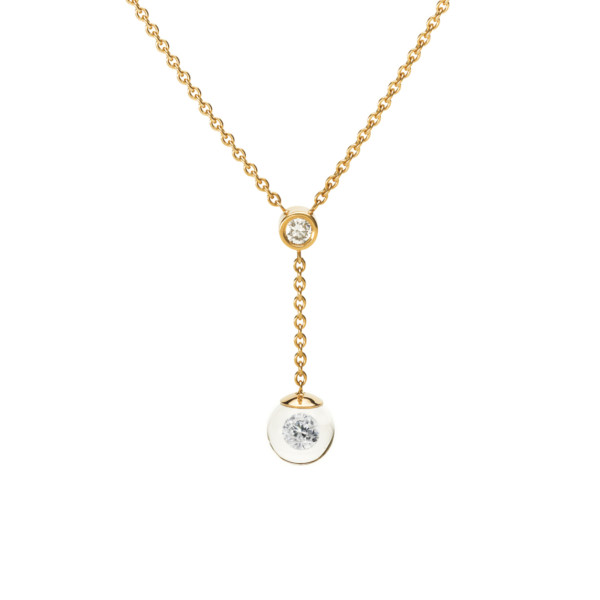 Schmuckwerk - Glasklar Halskette