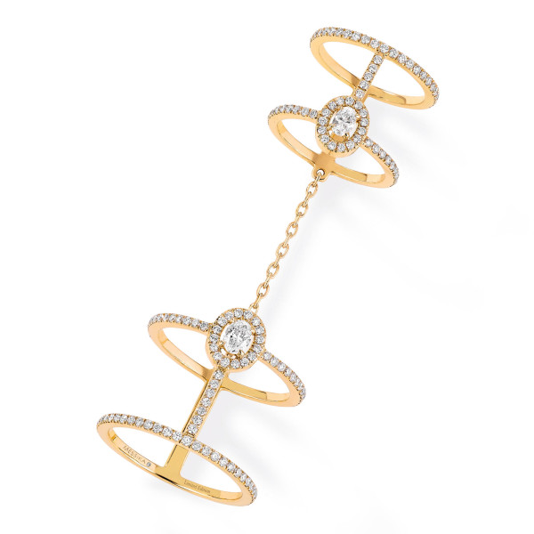 Messika - Glam'azone Double Pavé Ring