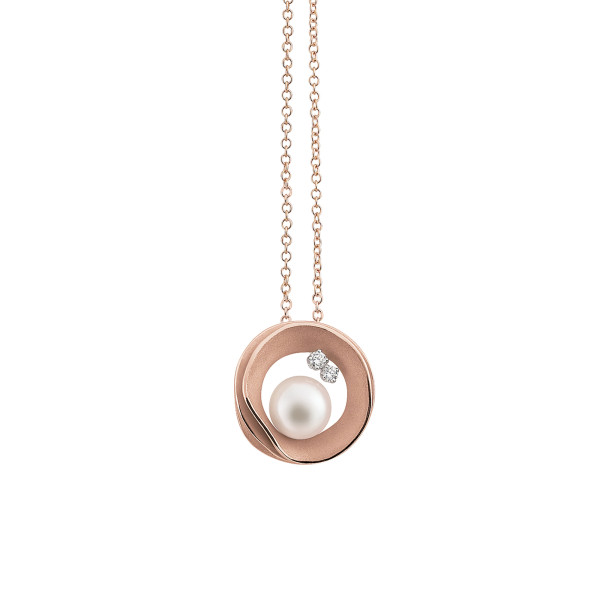 Annamaria Cammilli - Infinity White Anhänger mit Halskette