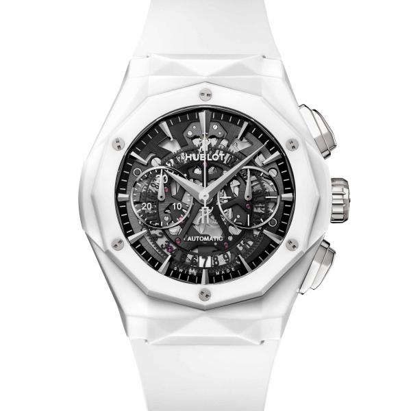 Hublot - Classic Fusion Aerofusion Chronograph  Orlinski White Ceramic