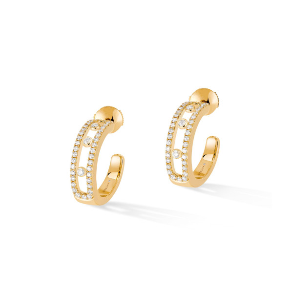 Messika - Move Classique Pavé Hoop Creolen