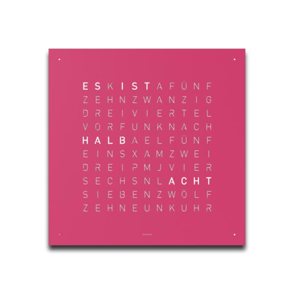 Qlocktwo - EARTH 45 PRETTY PINK