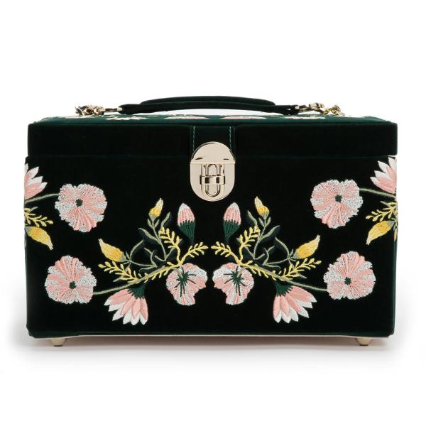 WOLF - Zoe Medium Jewellery Case Green