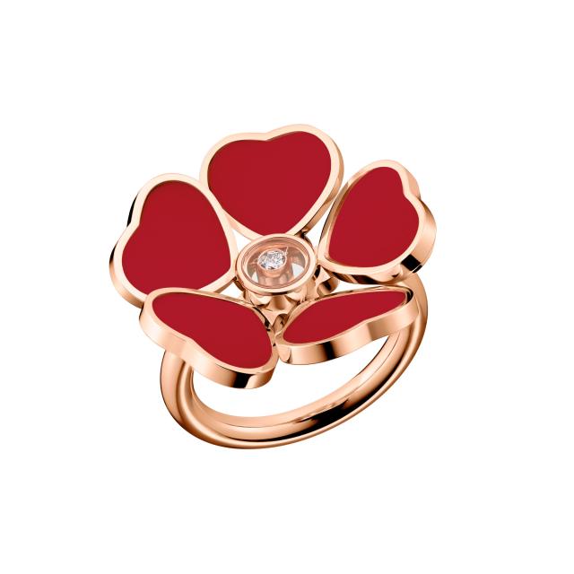 Chopard - Happy Hearts Flowers Ring