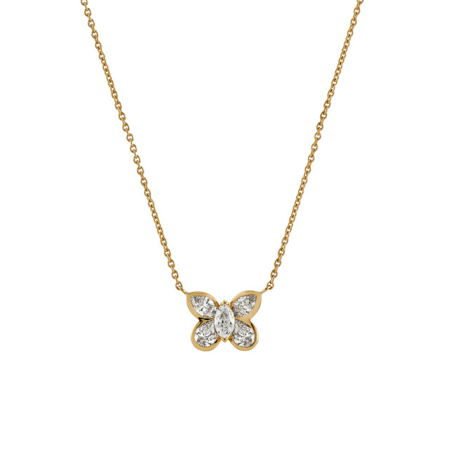 H. Krieger - Butterfly Anhänger mit Kette