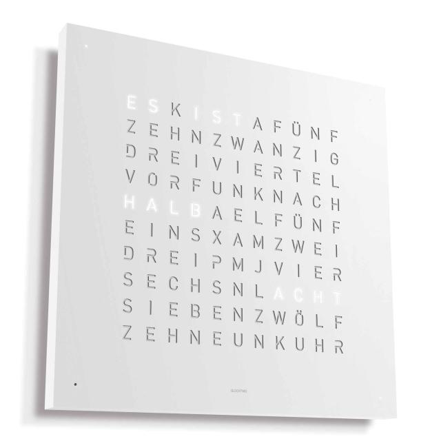 Qlocktwo - CLASSIC EDITION WHITE PEPPER WAND-/TISCHUHR