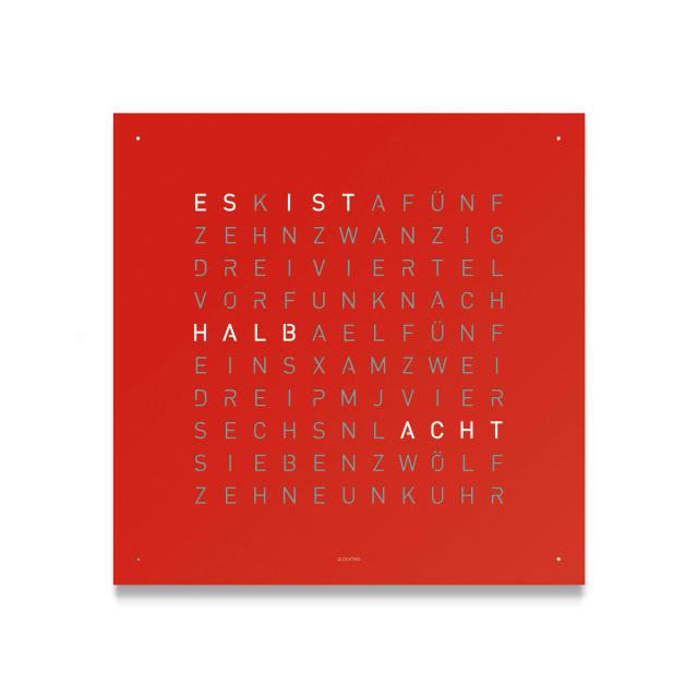 Qlocktwo - EARTH 45 EDITION RED PEPPER 
