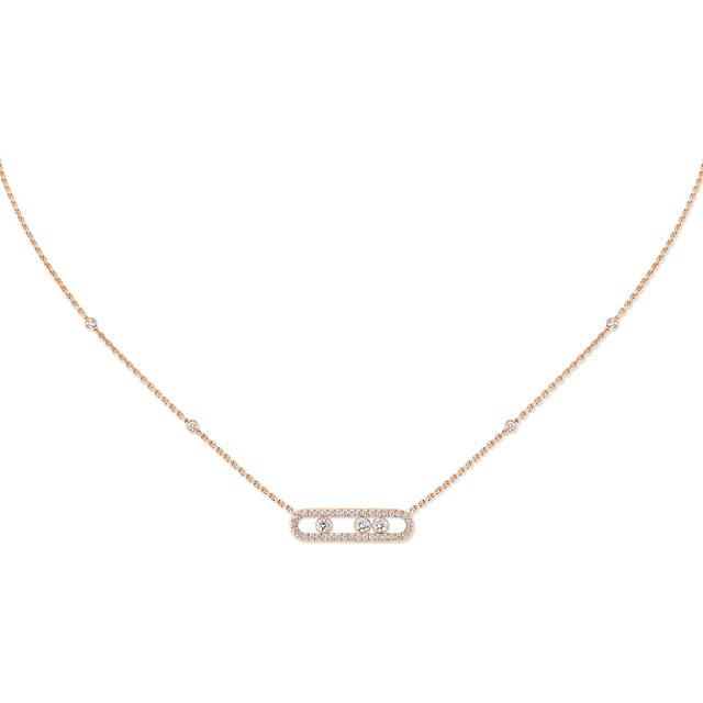 Messika - Move Classique Baby Pavé Halskette
