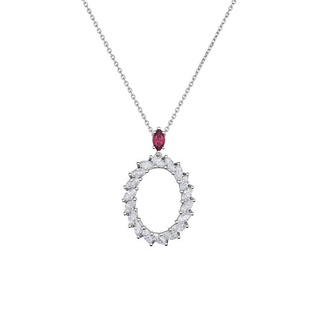 Chopard - L'Heure du Diamant Marquise Anhänger mit Halskette