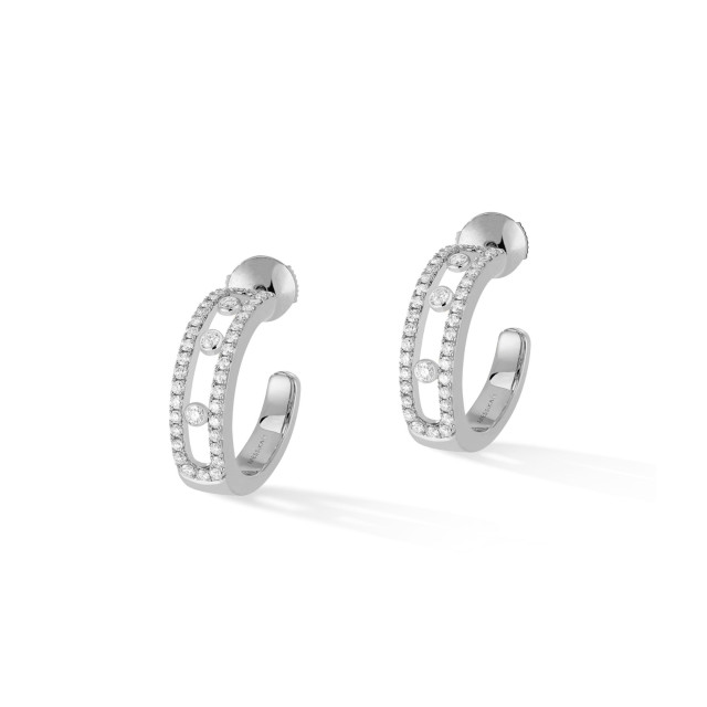Messika - Move Classique Pavé Hoop Creolen