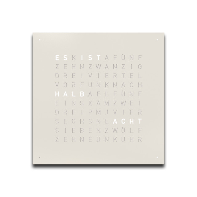 Qlocktwo - FRONTCOVER EARTH 45 WHITE PEPPER