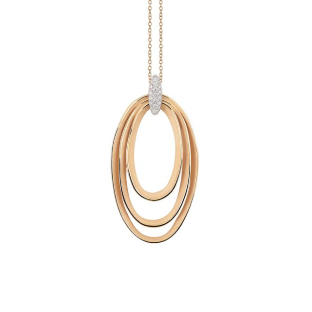 Annamaria Cammilli - Dune Chic Pavé Anhänger mit Halskette