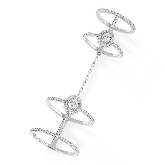 Messika - Glam'Azone Double Pavée Ring