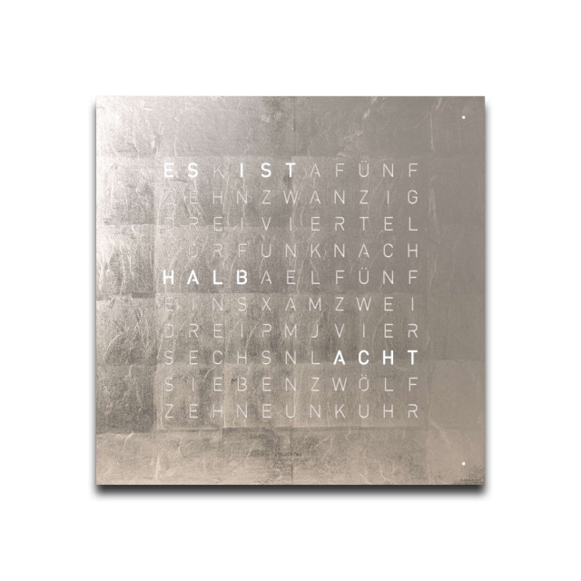 Qlocktwo - FRONTCOVER EARTH 45 CREATOR'S EDITION PLATINUM