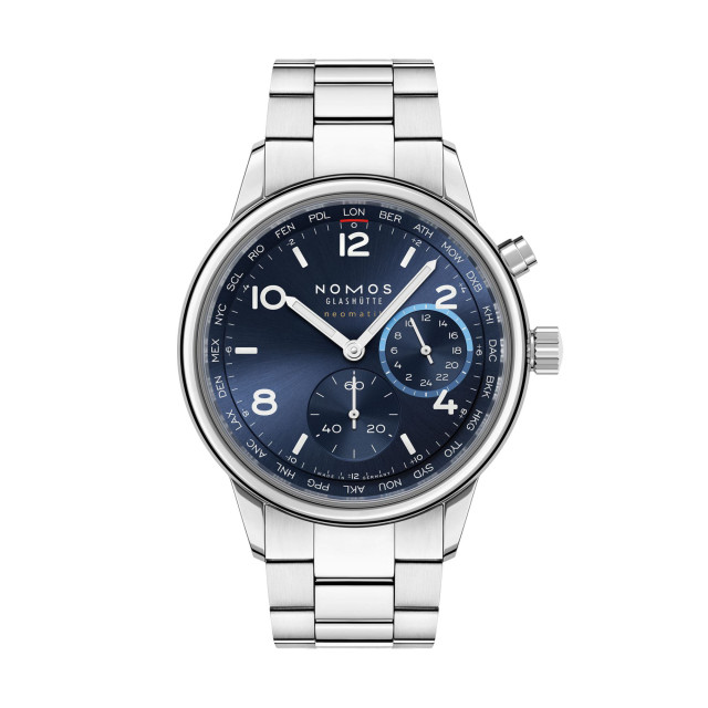 NOMOS Glashütte - Club Sport Neomatik Weltzeit blau