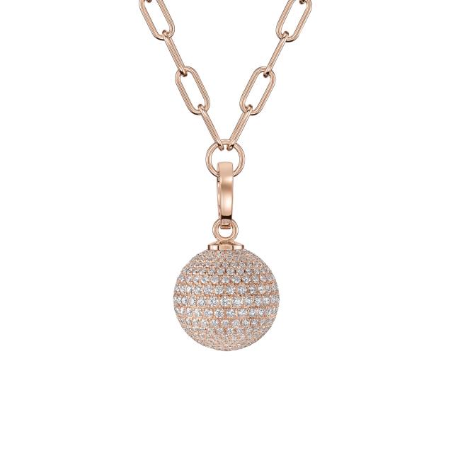 Chopard - Happy Diamonds Planet Anhänger mit Halskette