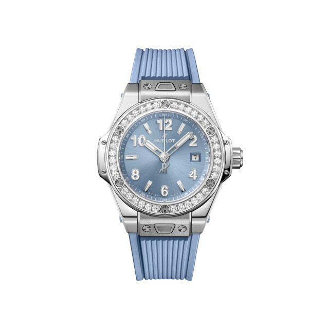 Hublot - Big Bang One Click Steel Coal Blue Diamonds