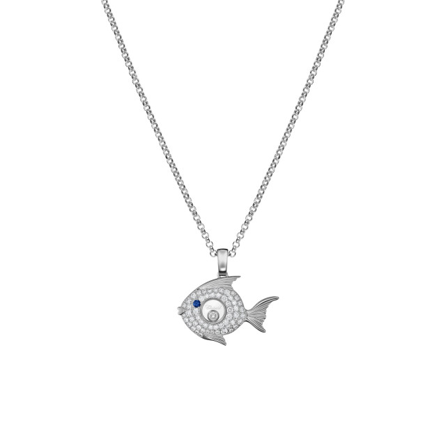 Chopard - Happy Diamonds Fish Anhänger mit Halskette