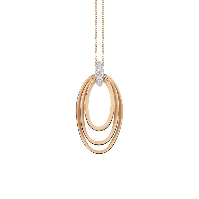 Annamaria Cammilli - Dune Chic Pavé Anhänger mit Halskette