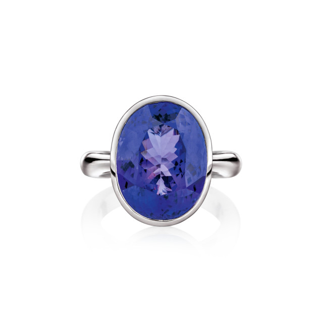 H. Krieger - Tansanit Ring