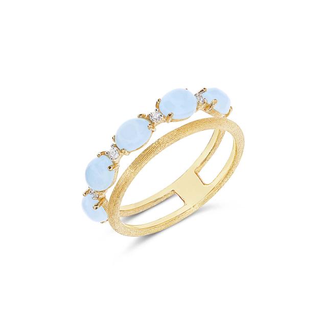 Nanis - Dancing Azure Ring