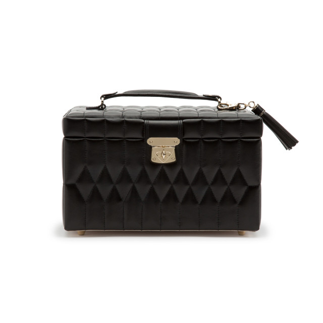 WOLF - Caroline Medium Jewellery Box Black