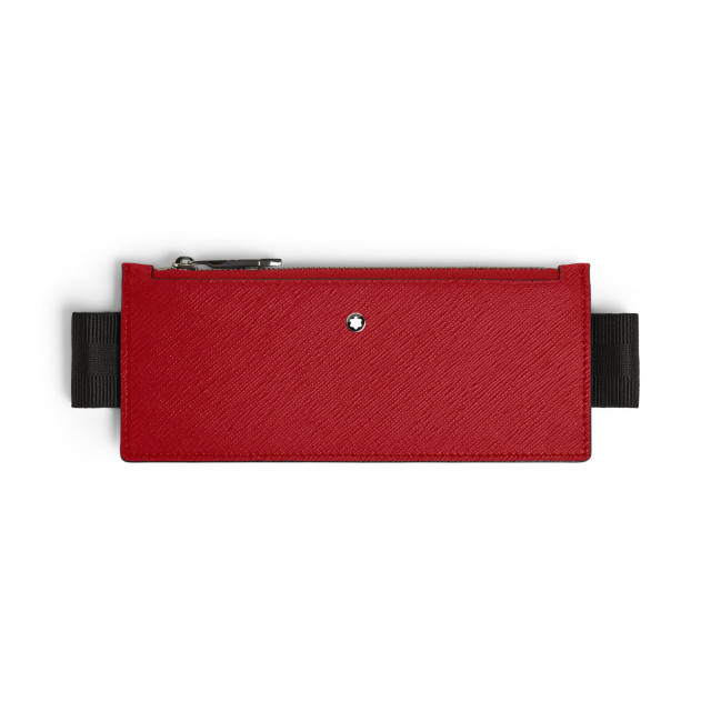 Montblanc - Etui für 2 Schreibgeräte mit elastischem Band aus Sartorial Leder