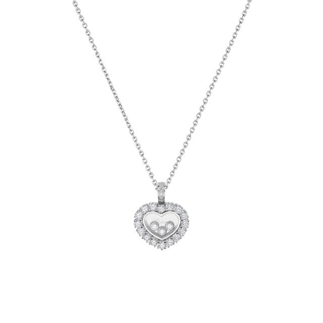 Chopard - Happy Diamonds Icons Joaillerie Anhänger mit Halskette