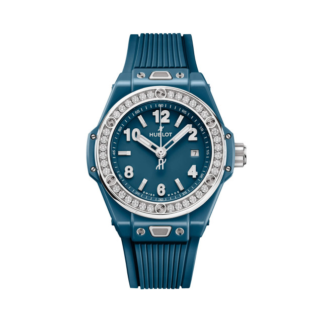 Hublot - Big Bang One Click Petrol Blue Ceramic Diamonds 