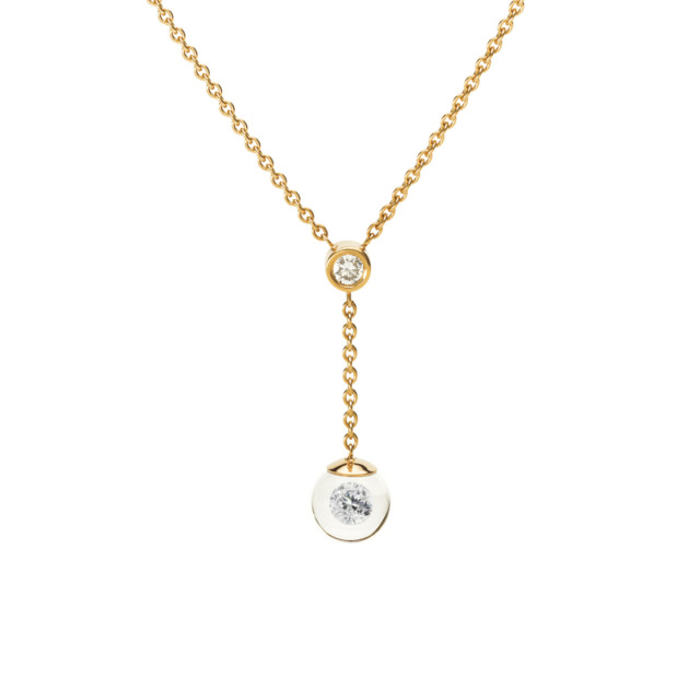 Schmuckwerk - Glasklar Halskette